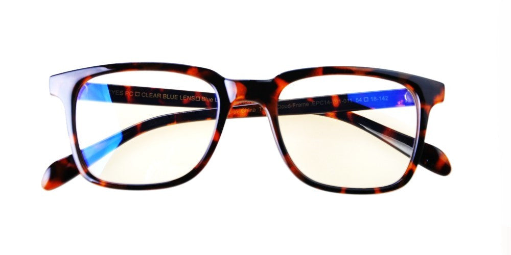 Blue Light Blocking Glasses, Help Prevent Macular Degeneration, Brown Tortoise Style 701, From EYES PC