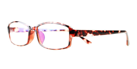 Blue Light Blocking Glasses, Reduce Eye Strain, Brown Tortoise Style 705, from EYES PC