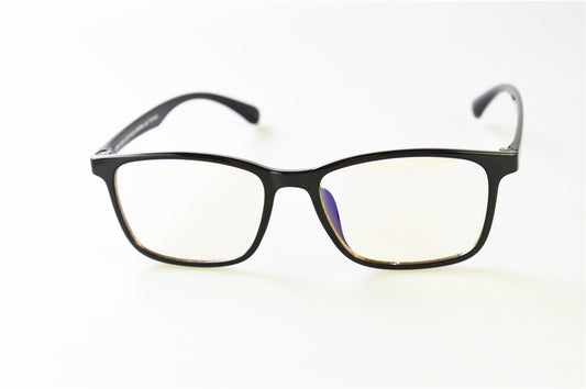 Blue Light Protector Eyeglasses - Black - Style 712