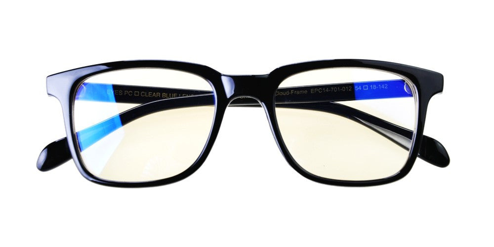 Blue Light Blocking Glasses, Help Prevent Macular Degeneration, Black Style 701, From EYES PC