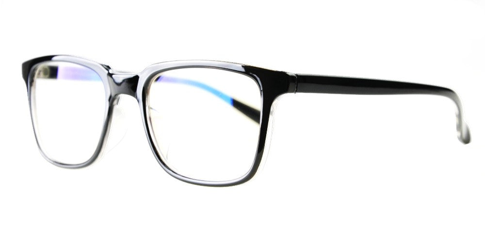 Blue Light Blocking Glasses, Reduce Eye Strain, Black Style 701, from EYES PC