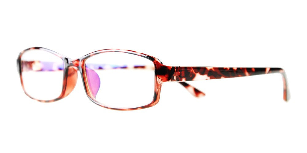 Blue Light Blocking Glasses, Reduce Eye Strain, Brown Tortoise Style 705, from EYES PC