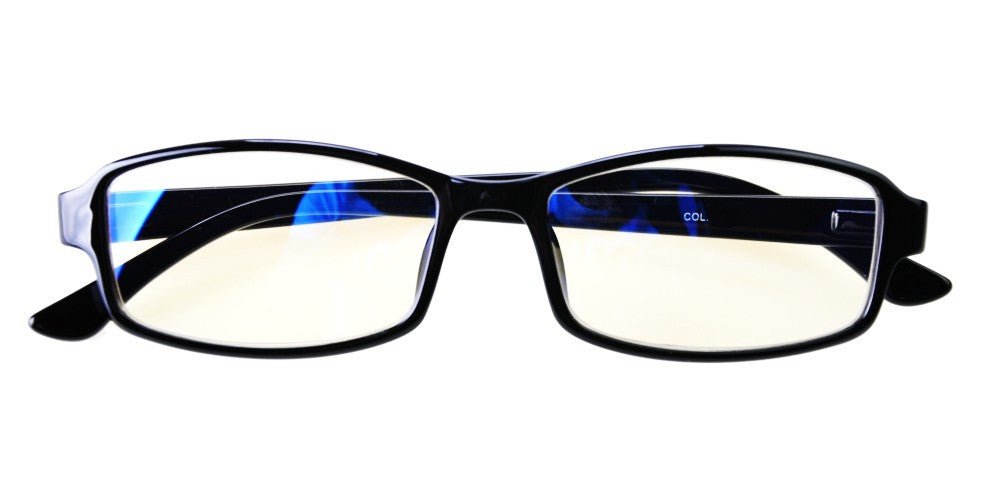 Blue Light Blocking Glasses, Help Prevent Macular Degeneration, Black Style 705, From EYES PC