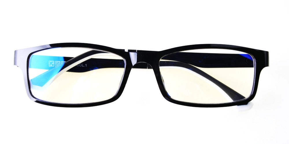 Blue Light Blocking Glasses, Help Prevent Macular Degeneration, Black Style 708, From EYES PC
